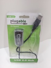 Plugable 2-in-1 USB Splitter with Dual USB 2.0 Ports for Window Linux USB2-2PORT picture