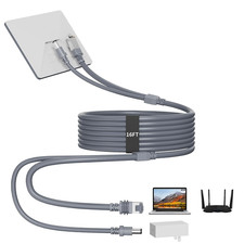 Starlink Mini Ethernet Power Cable 16.4FT/5M,2 in 1 RJ45 Connector,Dc to DC picture
