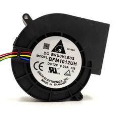 1pc Delta BFM1012UH 12V 8.00A 9733 9.7CM 4-wire Violent Turbo Blower Cooling Fan picture