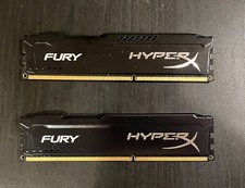 🔥 Kingston HyperX FURY RAM 🔥 𝟖𝐆𝐁 𝐊𝐢𝐭 (2x4GB) DDR3 1600MHz HX316C10FBK2/8 picture