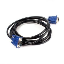 5FT 15PIN SVGA SUPER VGA Monitor Male Cable BLUE CORD FOR PC TV picture