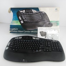 Logitech K350 Comfort Wave Ergonomic Wireless Computer Keyboard – NO USB DONGLE picture