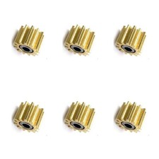 6pcs T100 T520 T130 Cutter Copper Gear CQ890-67091 Fits For HP DesignJet T525 picture
