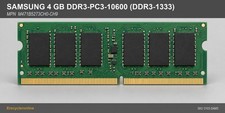 Samsung 4GB DDR3-1333 SODIMM Laptop RAM M471B5273CH0-CH9 PC3-10600 picture