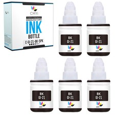 5PK Compatible Canon GI21BK Black Ink Bottles for Canon PIXMA G1220 G2260 G3260 picture