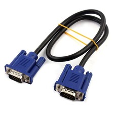 Office Desktop Computer Monitor VGA MALE-Male Extension Cable 50cm Long picture