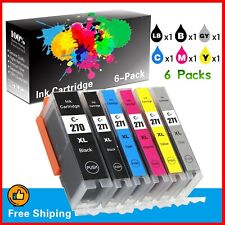 6-PacK PGI 270 CLI 271 Ink Cartridge for Canon PIXMA MG7720 TS9020 picture