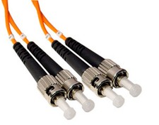 20 PACK LOT 2m ST-ST Duplex 62.5/125 OM1 Multimode Fiber Patch Cable Orange 6FT picture