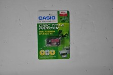 NEW Casio Disc Title Printer Ink Ribbon Cassette Red TR-18RD-S  picture