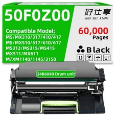 50F0Z0E Drum Unit Compatible for Lexmark MS317 MS417 MS517 MS617 MX317 MX417 picture