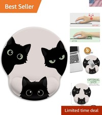 Stylish Ergonomic Mouse Pad with Cat Design - Comfort & Wrist Relief Anytime picture