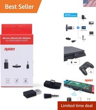Bluetooth Dongle Adapter USB 5.0 ,Wireless Mini Microphone USB Audio Adapter ... picture