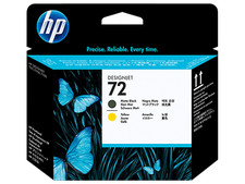 HP 72 Matte Black and Yellow DesignJet Printhead, C9384A picture