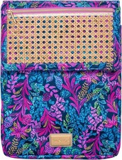 Lilly Pulitzer 14 Inch Laptop Case, Leatherette Computer Case Calypso Coast  picture