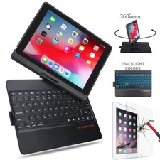 FROM TABLET TO LAPTOP, Armor Case With Keyboard for All iPad Air 13