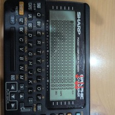 SHARP PC-G850V Pocket Computer C and BASIC Partial Display Fault As Is Unit Only picture