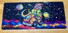 Lisa Frank Aliens Computer Desk Mat Black picture