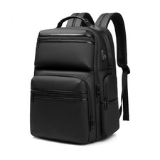 Business Backpack Computer Compartment Laptop Backpack Multiple Fastener Pockets picture