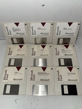 Microsoft Excel 3.0 Word 4.0 Apple Macintosh 3.5 Floppy Disk Lot Vintage 1991 picture