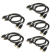 Displayport to Displayport Cable 6 Feet 10-Pack, Display Port(Dp) to DP Cord 6Ft picture