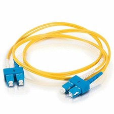 20808 OS2 Fiber Optic Patch Cable - SC-SC 9/125 Duplex Single-Mode 3.3 Ft, 1 M picture