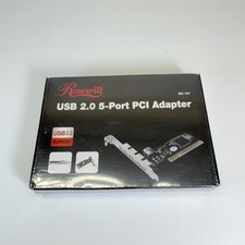 Rosewill RC-101 USB 2.0 5-Port PCI Adapter New in Box picture