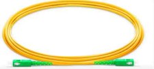 Lot of 5 1M 2M 3M 5M 10M 20M SC/APC - SC/APC Simplex SM Fiber Optic Patch Cable picture