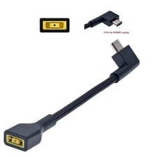 DC Slim Square Female to 3 Pin Plug Converter Laptop Charging Cable for Razer picture