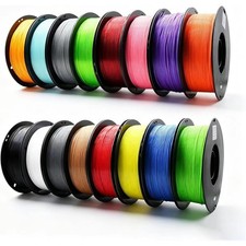 PETG 3D Printer Filament 1.75mm, 16-Color Set, Strong & Durable, Heat-Resistant, picture