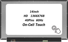 New 14in for B140XTK02.2 LED LCD Touch Screen Display Panel HD 1366×768 40Pins picture
