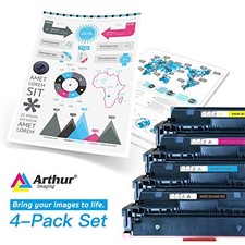 ARTHUR IMAGE ARTHUR IMAGING COMPATIBLE TONER -  BLACK,MAGENTA,YELLOW,CYAN picture