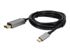 AddOn USBC2DPMMALAA 6ft USB-C M to DP M Adapter Cable Aluminum picture