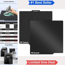 PEI Build Plate 257x257mm Textured Smooth Double Sided 3D Printer Bed for Bambu picture