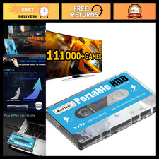 500G Portable External Game Hard Drive, 111000+ Games, Batocera 33, PC/Laptop picture