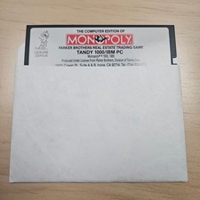 Monopoly Computer Edition Tandy 1000 IBM PC 5.25
