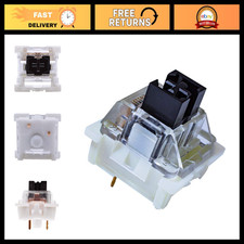 32 Black 3-Pin Linear Heavy 65gf Dustproof Key Switches for Mechanical Keyboard picture