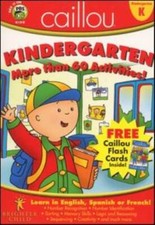 Caillou: Kindergarten PC CD early learning prepare for school counting thinking picture