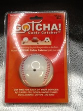 Vintage Baseball CableWait Cable Catcher Weighted Retro Y2K Desk Cord Holder NEW picture