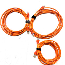 (3 Pack) 8FT Cat5e Ethernet Cables Orange Color picture