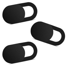 3 Pack Ultra Thin Laptop Camera Cover Slide Privacy Blocker Black picture