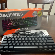 SteelSeries Apex Pro Mini 60% Wired Illuminated Gaming Keyboard Black QWERTY picture