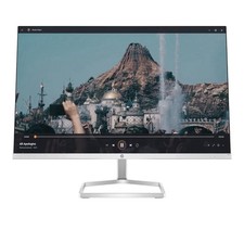 HP M24f 23.8” FHD IPS Monitor 1080p 75Hz HDMI VGA Silver Black Used picture