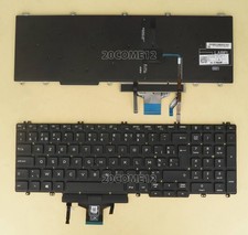 New For DELL Latitude 5510 5511 2020 Keyboard Belgian Clavier BE Backlit Pointer picture