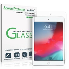 amFilm Apple iPad Mini 5 / Mini 4 Tempered Glass Screen Protector (1 Pack) picture