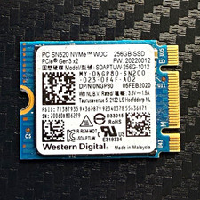 Western Digital WD PC SN520 256GB NVMe M.2 2230 Internal SSD picture