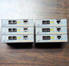 Lot (6) Allied Telesis AT-FS202 100Mbps ST to RJ-45 Media Converter Bridge  Used picture