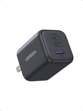 UGREEN 45W USB C GaN Charger for iPhone 17, PPS 3 Port Small, Mette Black picture
