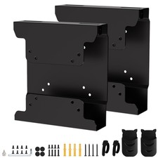 2-Pack Mini PC Mount for VESA Wall/Under Desk, Monitor Arm Stand, Pen Holder, Fi picture