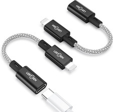 USB C to Lightning Adapter 27W PD Fast Charging Data Sync 2 Pack for iPhone iPad picture