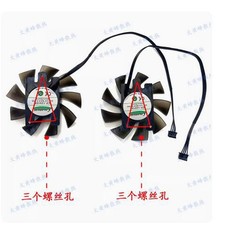 Graphics Card Fan CF-12815S For INNO3D RTX2070 8GB TWIN X2 Black Gold Supreme ## picture
